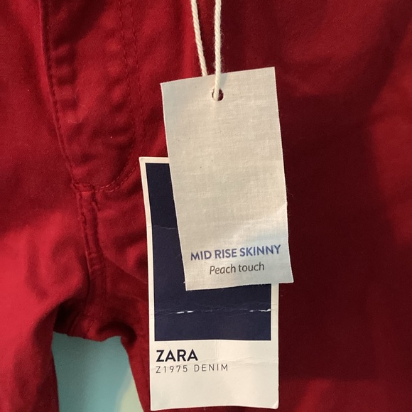 Zara red denim - Picture 3 of 5